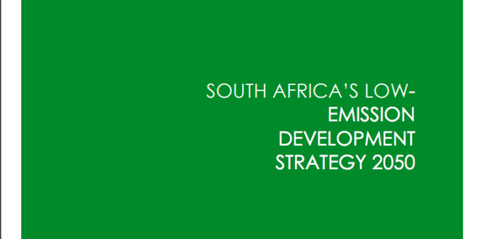 South Africa Submits LTS - 2050 Pathways Platform